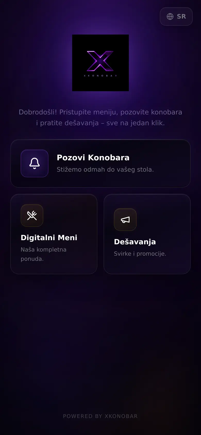 Guest Hub — Pozovi Konobara